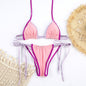 Bikini Estampado Floral Espalda Descubierta